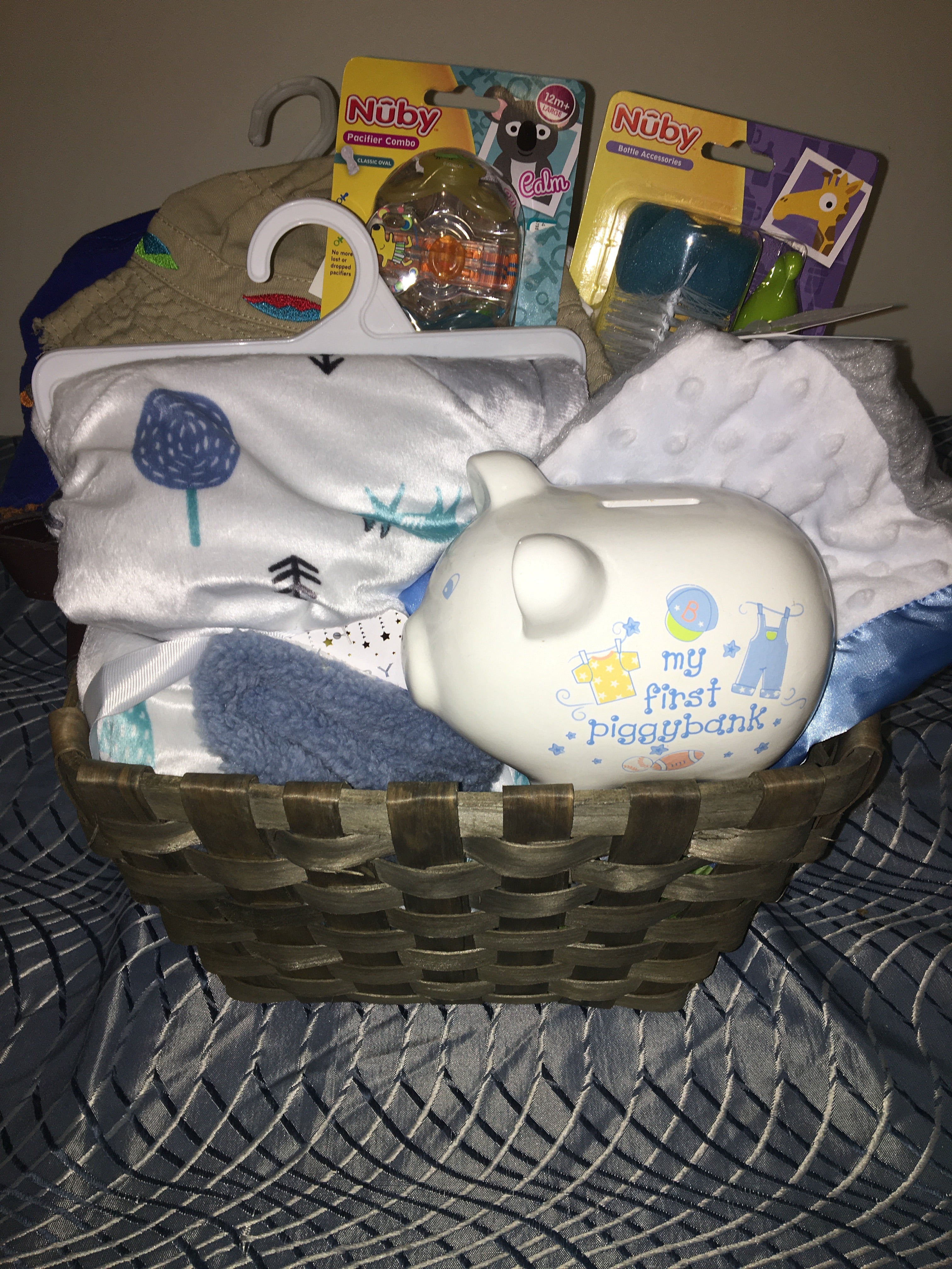 Customized Welcome Baby Baskets - Medium