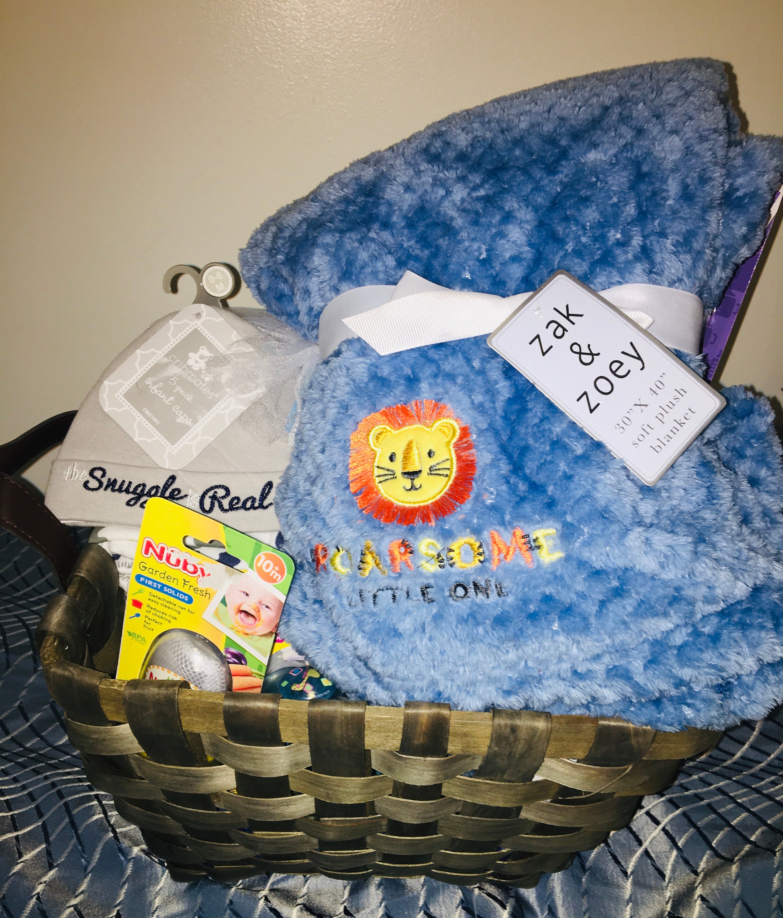 Customized Welcome Baby Baskets - Small