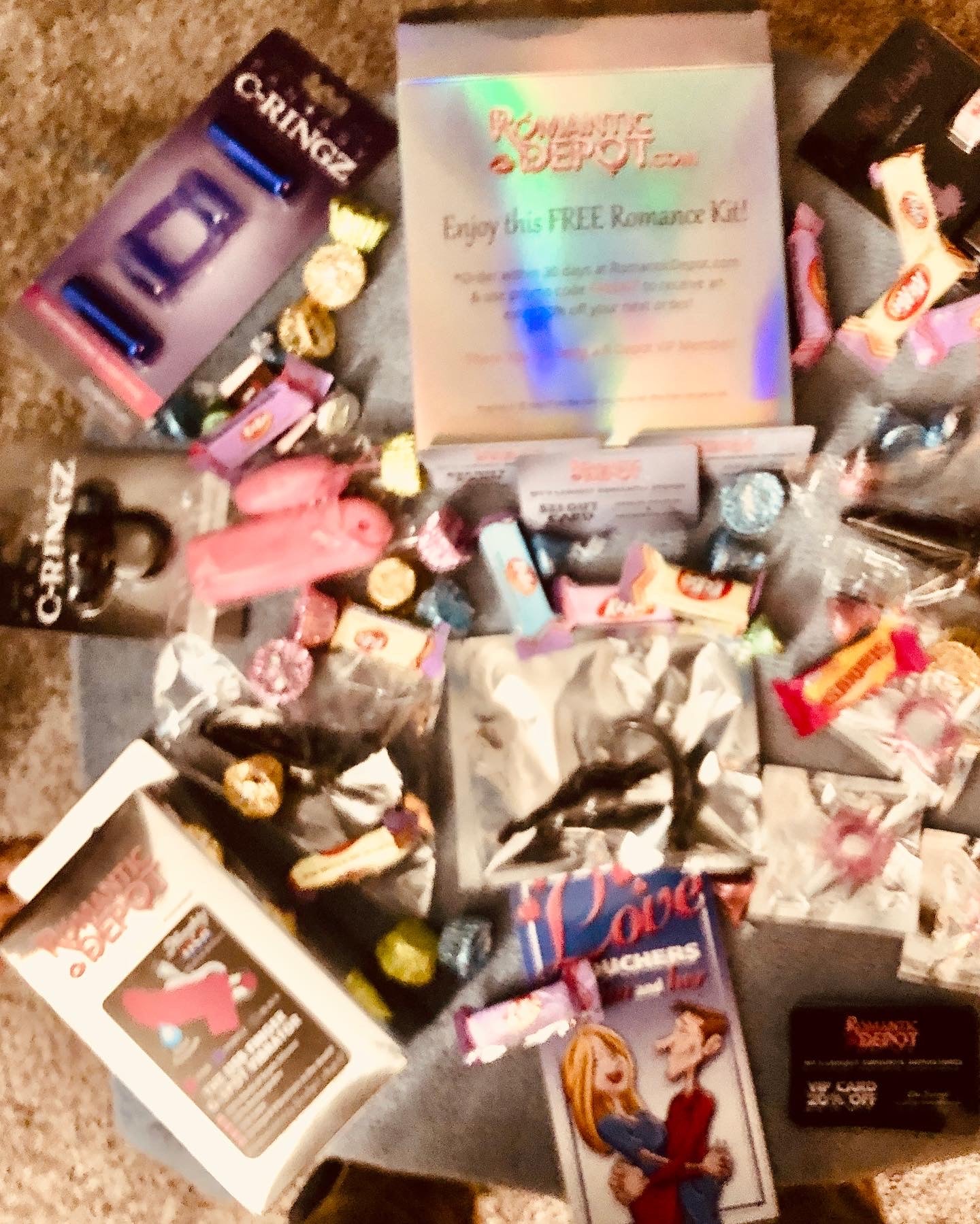 Couples therapy romantic premium gift basket for date night