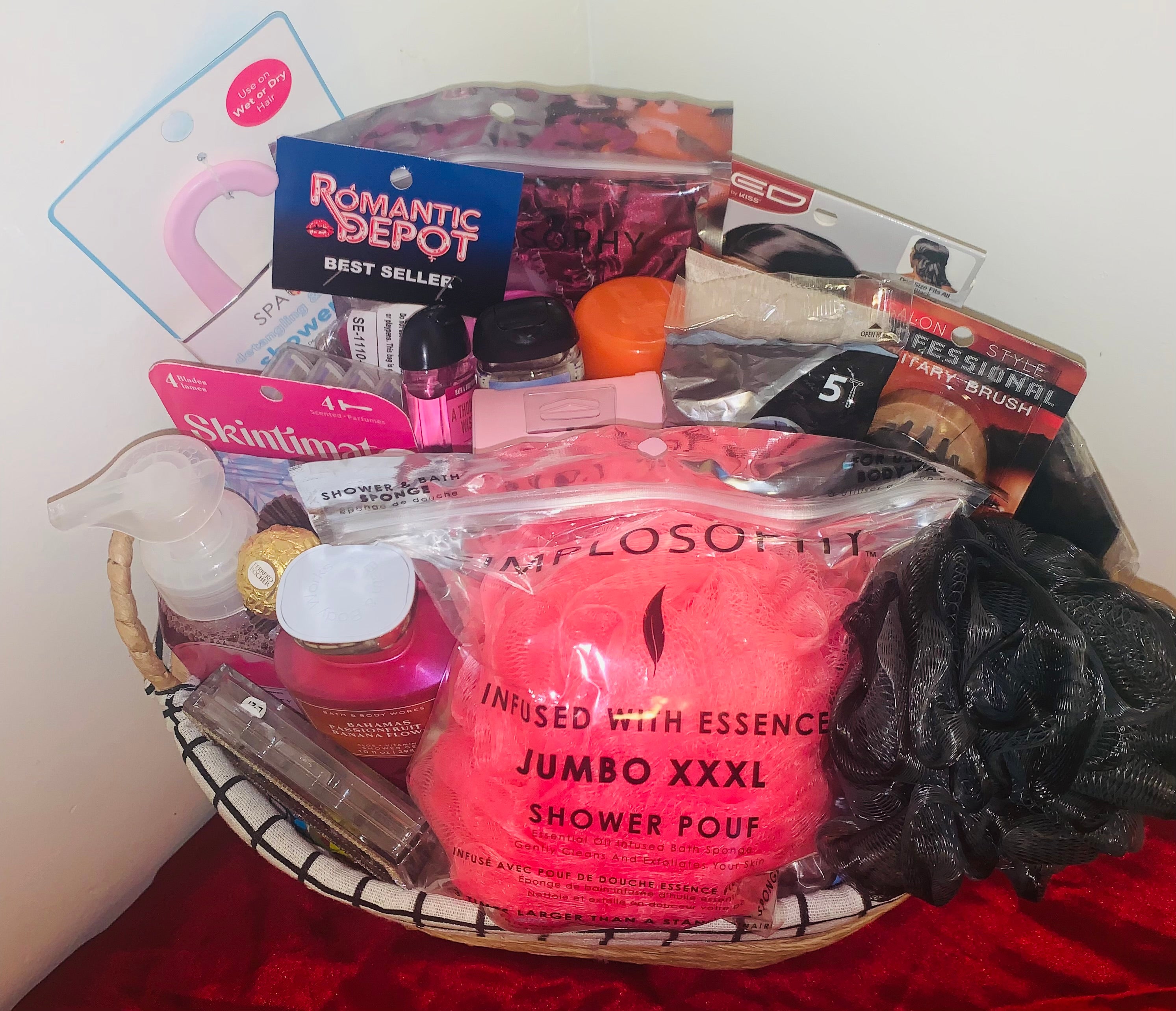 Couples therapy romantic premium gift basket for date night