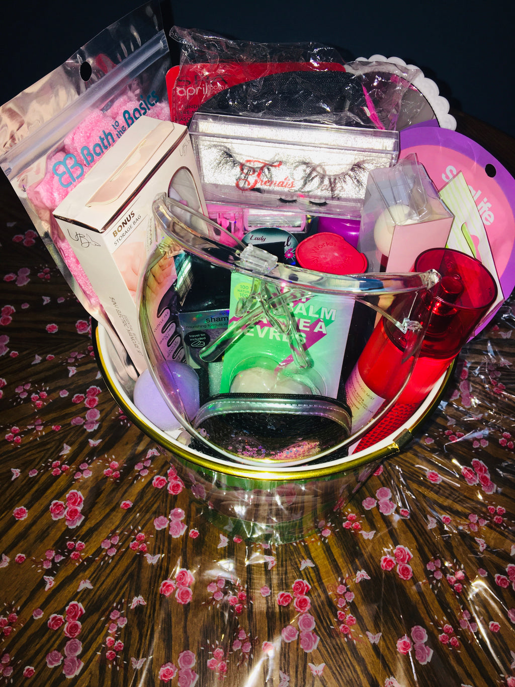 Large luxury spa and treats gift basket for women with premium self-care products