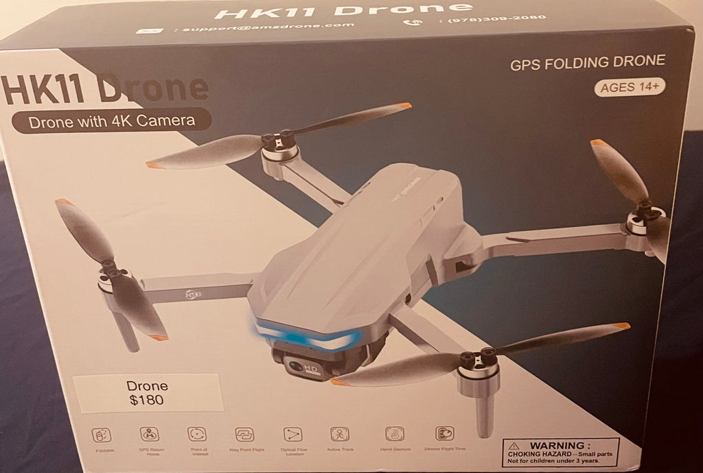 HK11 GPS folding drone with 4K camera long range RC quadcopter