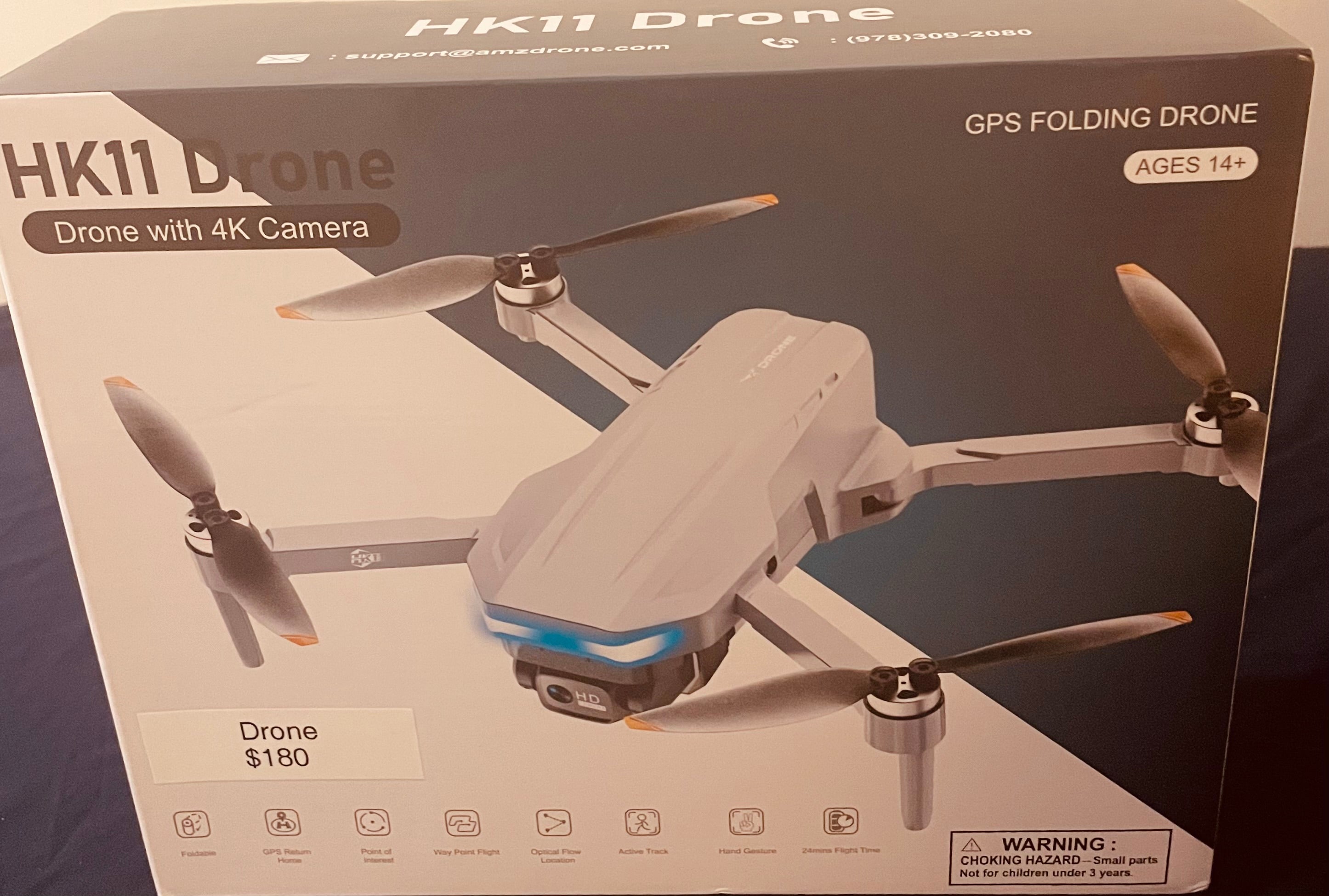 HK11 GPS folding drone with 4K camera long range RC quadcopter