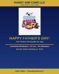 Father's Day Turbo gift bundle with high speed RC vehicle and candy store goodies from Kandy and Cars