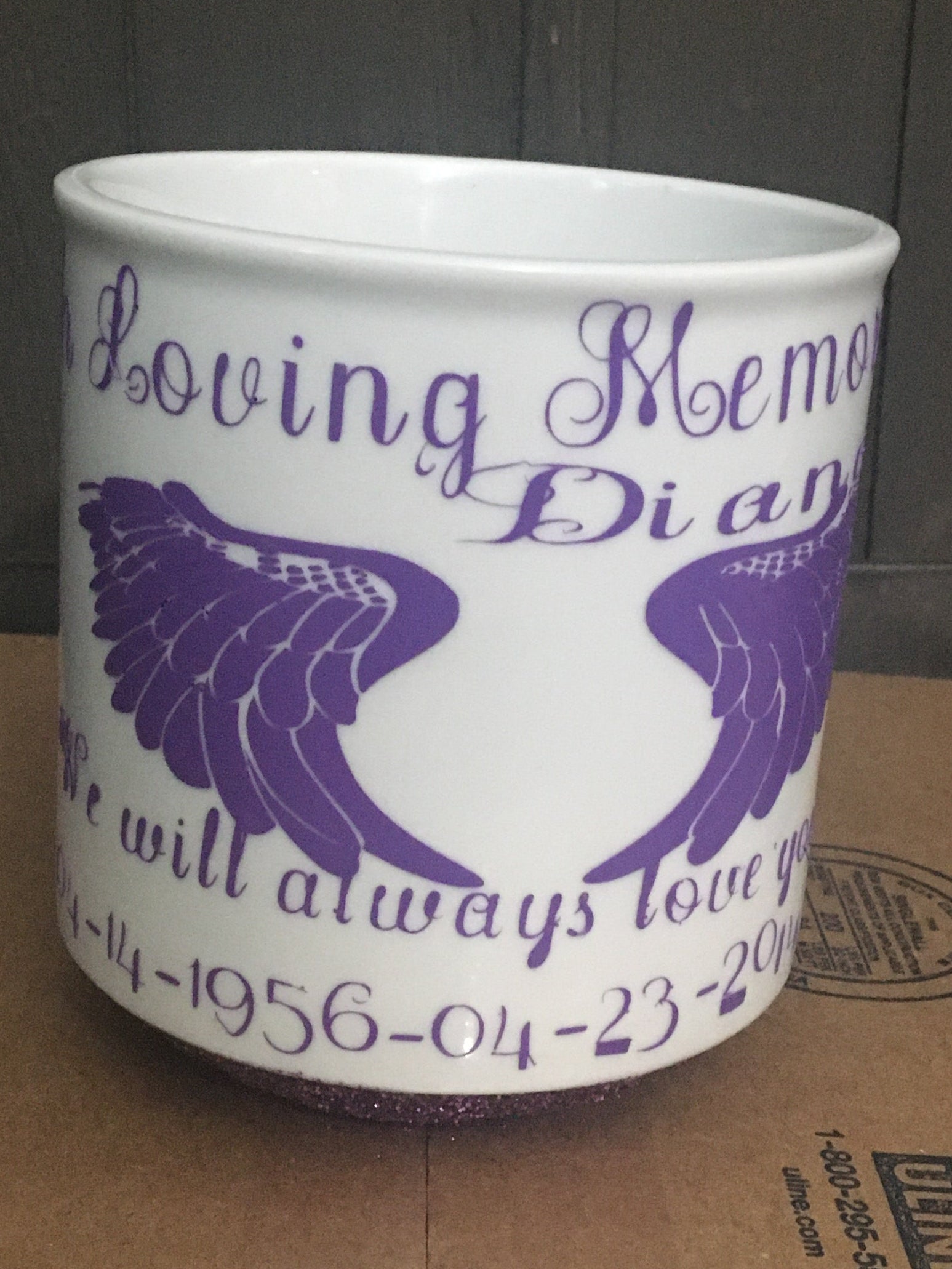 Customized condolence sympathy gift basket with comforting items