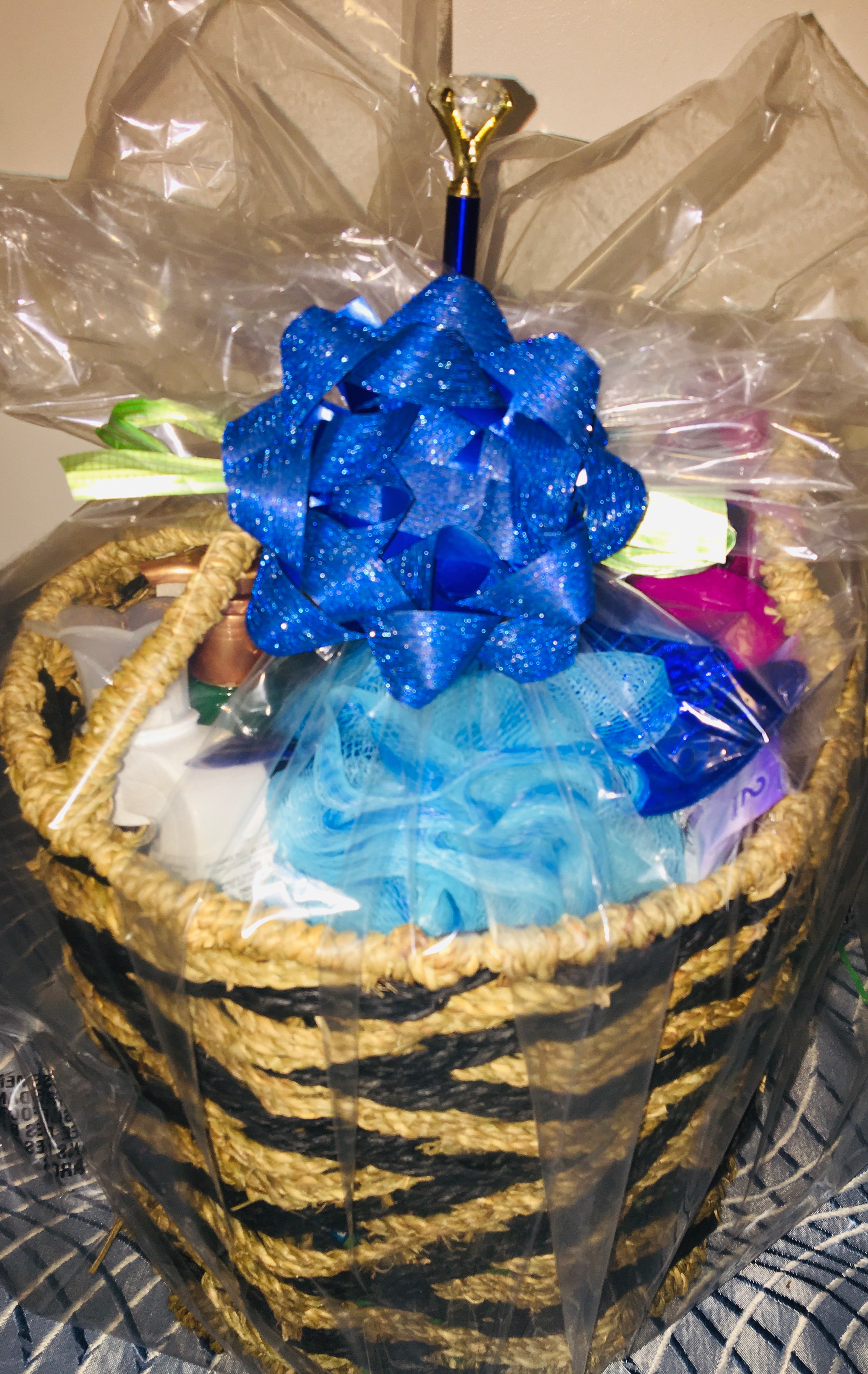 Large luxury spa and treats gift basket for women with premium self-care products