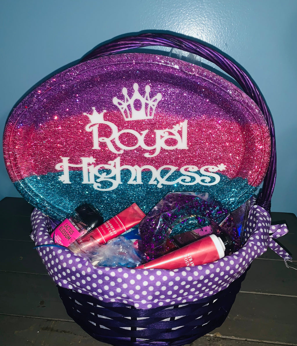 Customized 4/20 themed gift basket with curated goodies and treats