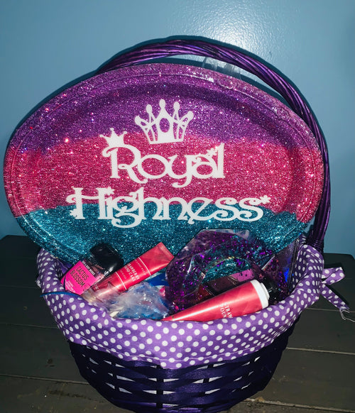 Customized 4/20 themed gift basket with curated goodies and treats