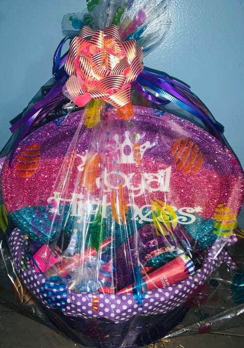 Customized 4/20 themed gift basket with curated goodies and treats